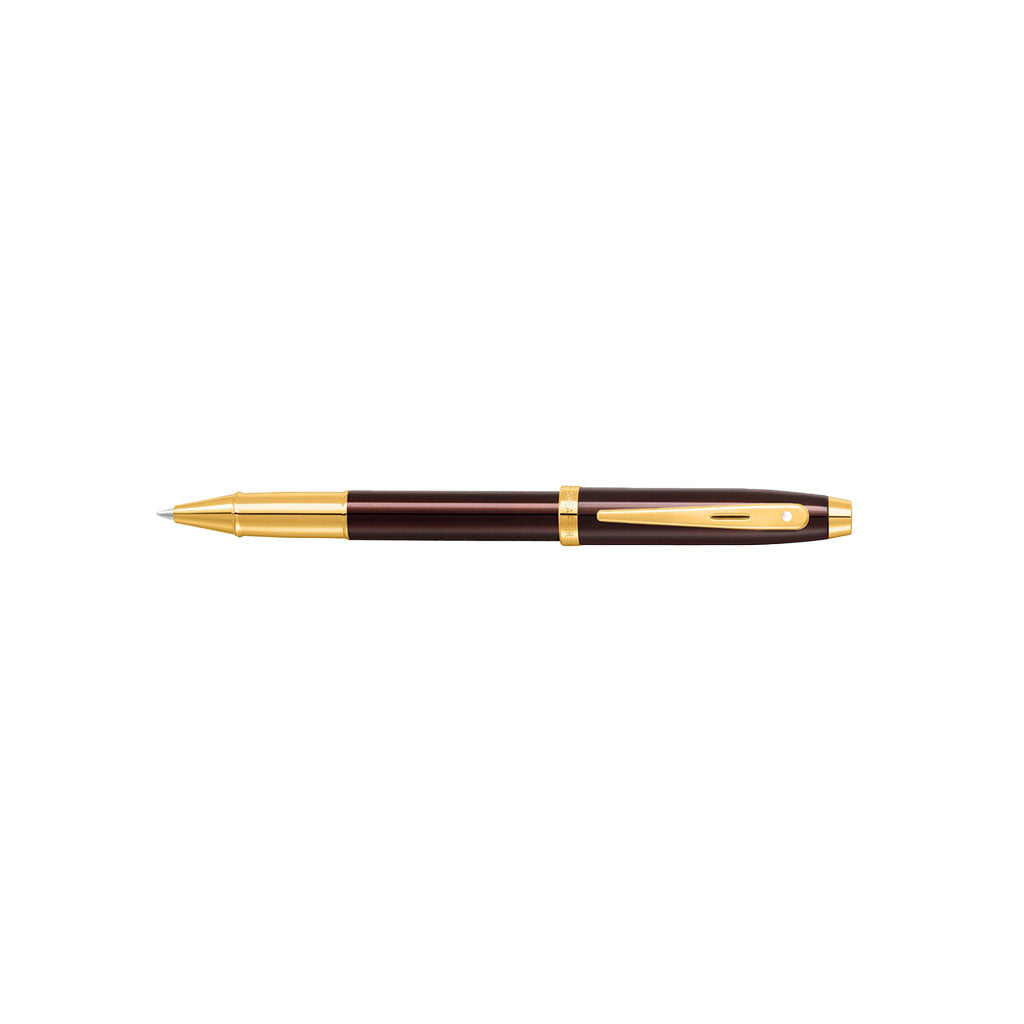 Sheaffer 100 Glossy Coffee Brown Rollerball Pen    at Boston General Store