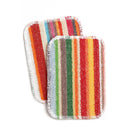set of two scrub cloths on white background