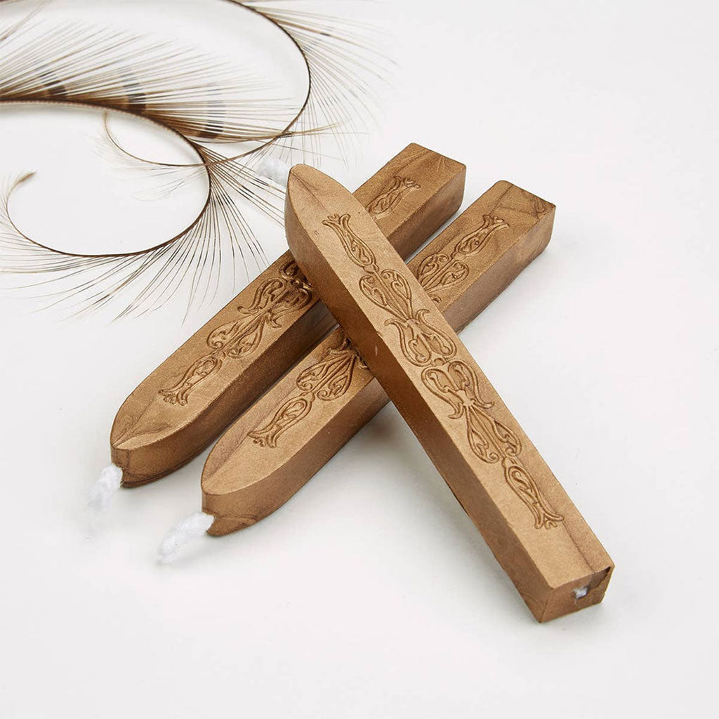 Sealing Wax Sticks with Wick Classic Gold at Boston General Store