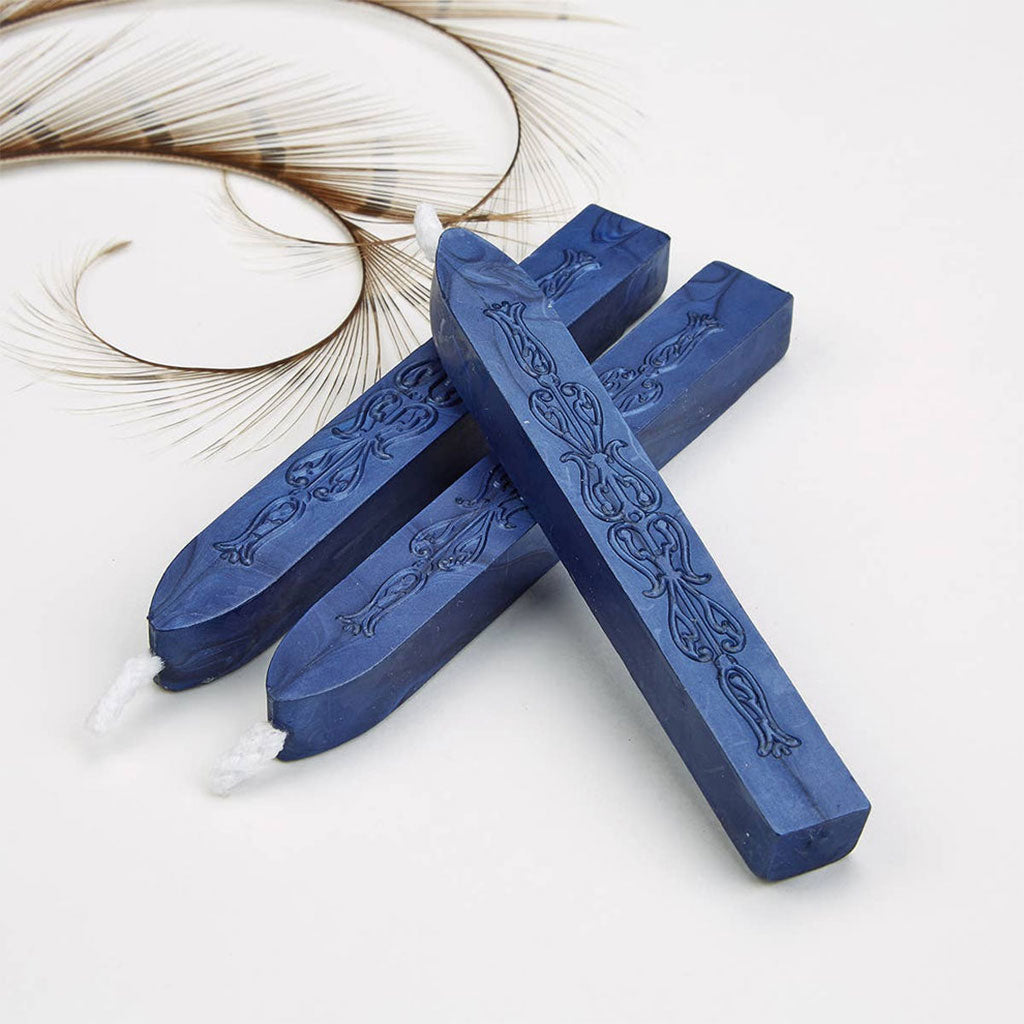 Sealing Wax Sticks with Wick Sapphire Blue at Boston General Store