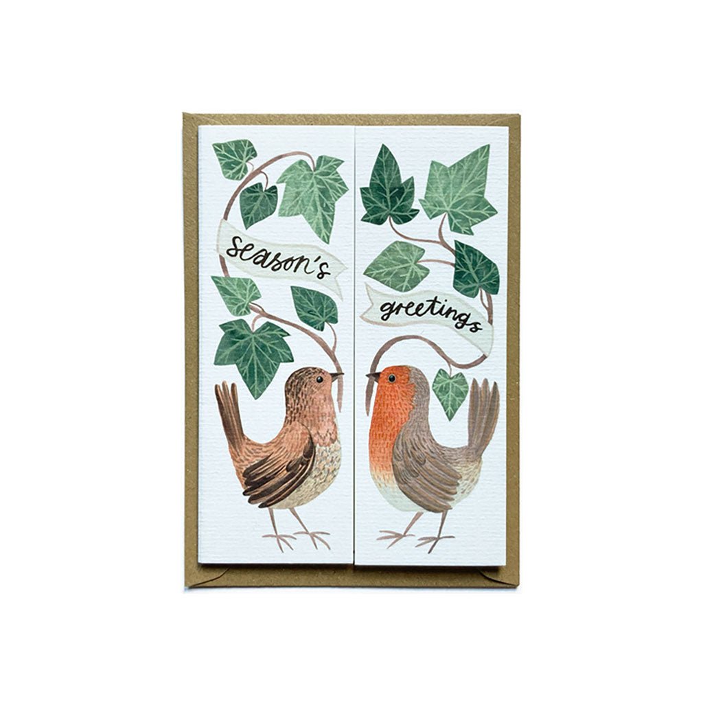 Season's Greetings Gate - Folded Card Boston General Store