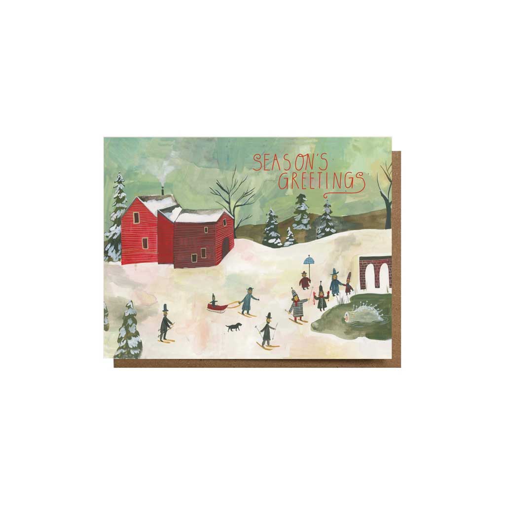 Season's Greetings Holiday Card Boston General Store