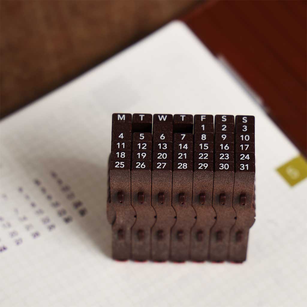 Shachihata Stamp Calendar Boston General Store