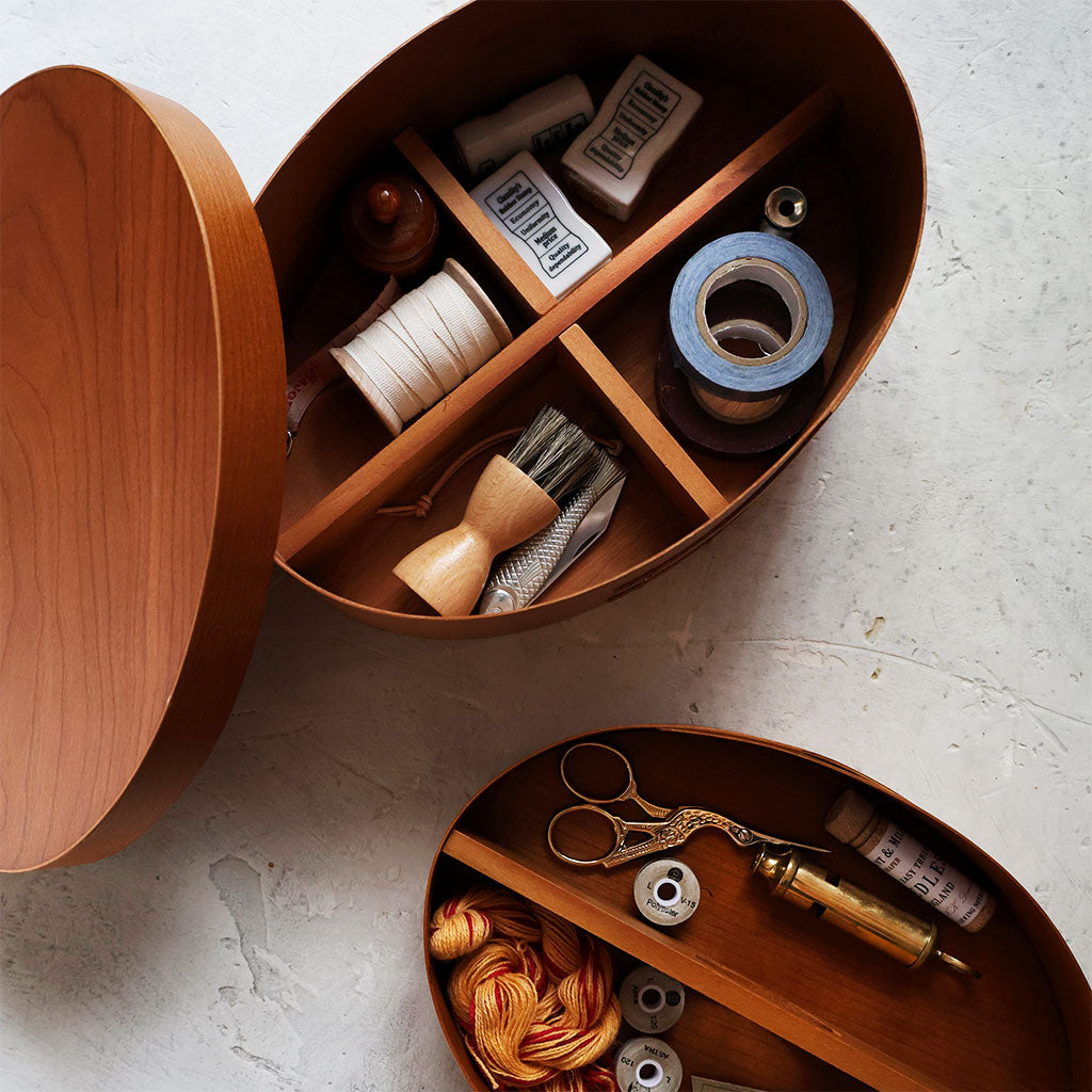 Oval Wood Shaker Box    at Boston General Store