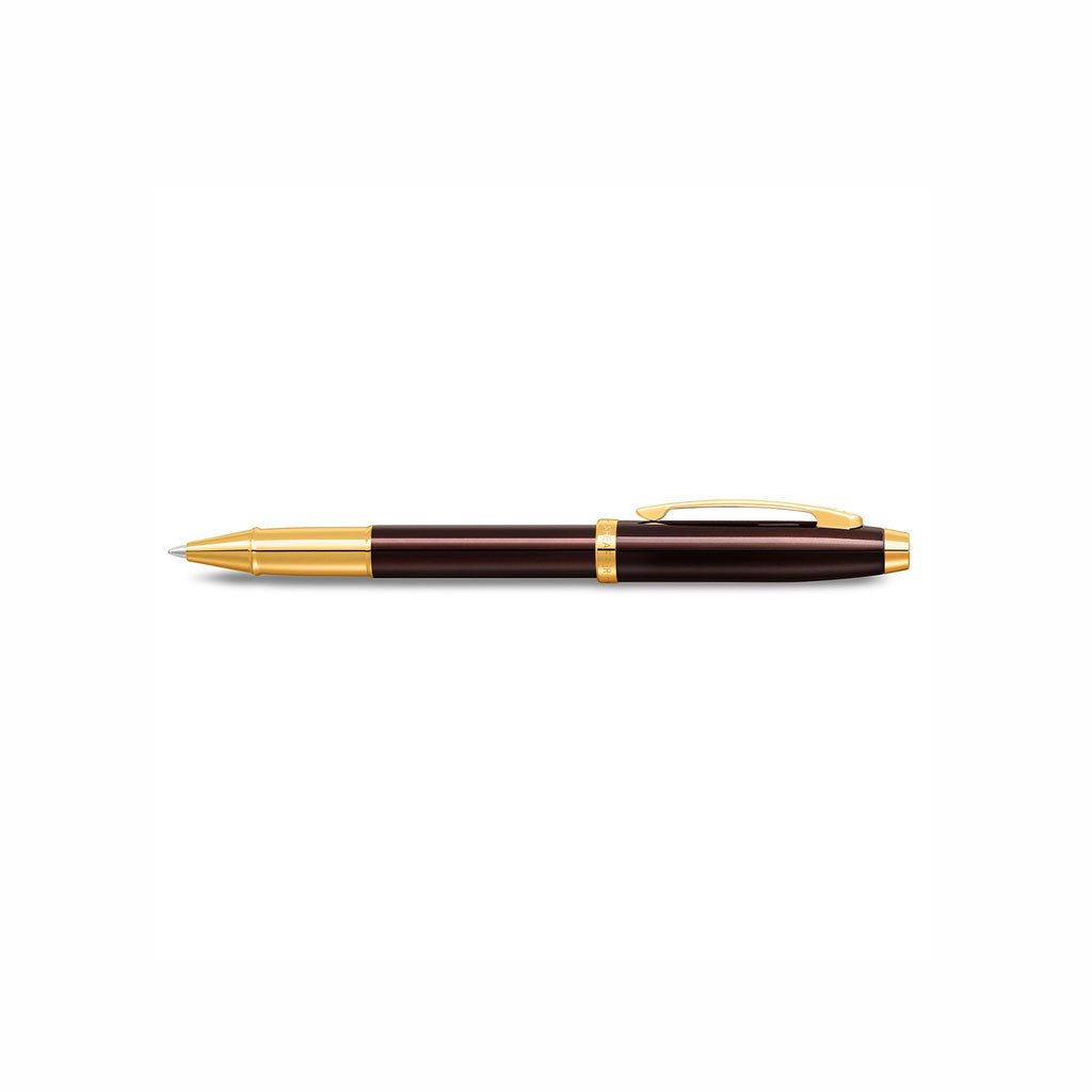Sheaffer 100 Glossy Coffee Brown Rollerball Pen Boston General Store