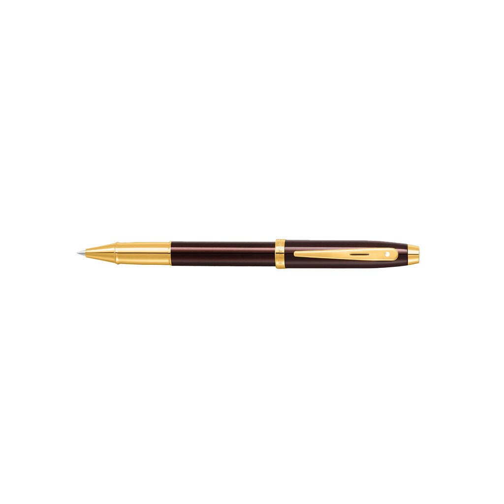 Sheaffer 100 Glossy Coffee Brown Rollerball Pen Boston General Store