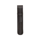Black leather pen sheath on a white background