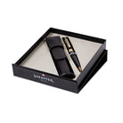 Sheaffer pen set in a black box on a white background