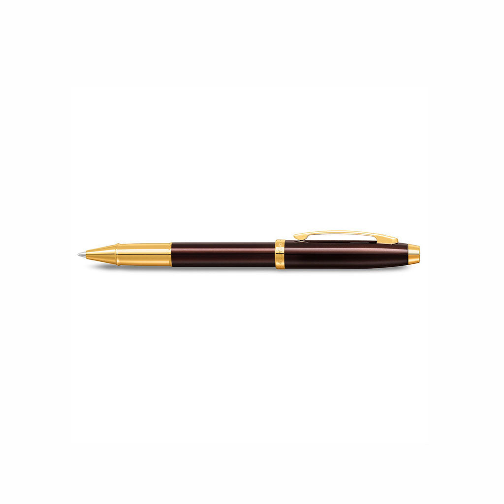 Sheaffer 100 Glossy Coffee Brown Rollerball Pen    at Boston General Store