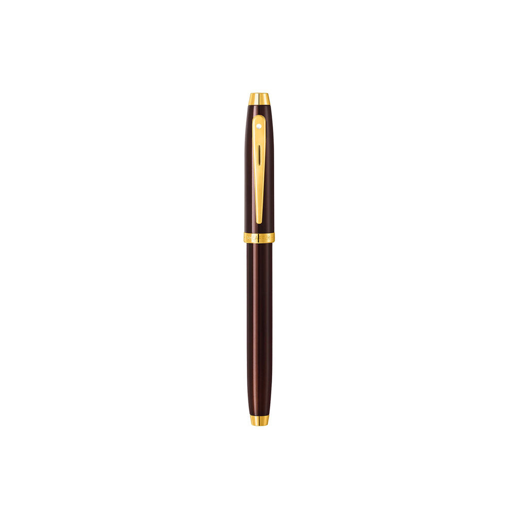 Sheaffer 100 Coffee Brown Rollerball Pen    at Boston General Store