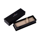 Sheaffer pen box with beige interior on a white background