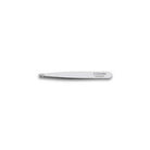 Pair of stainless steel tweezers with 3 Claveles branding on white background