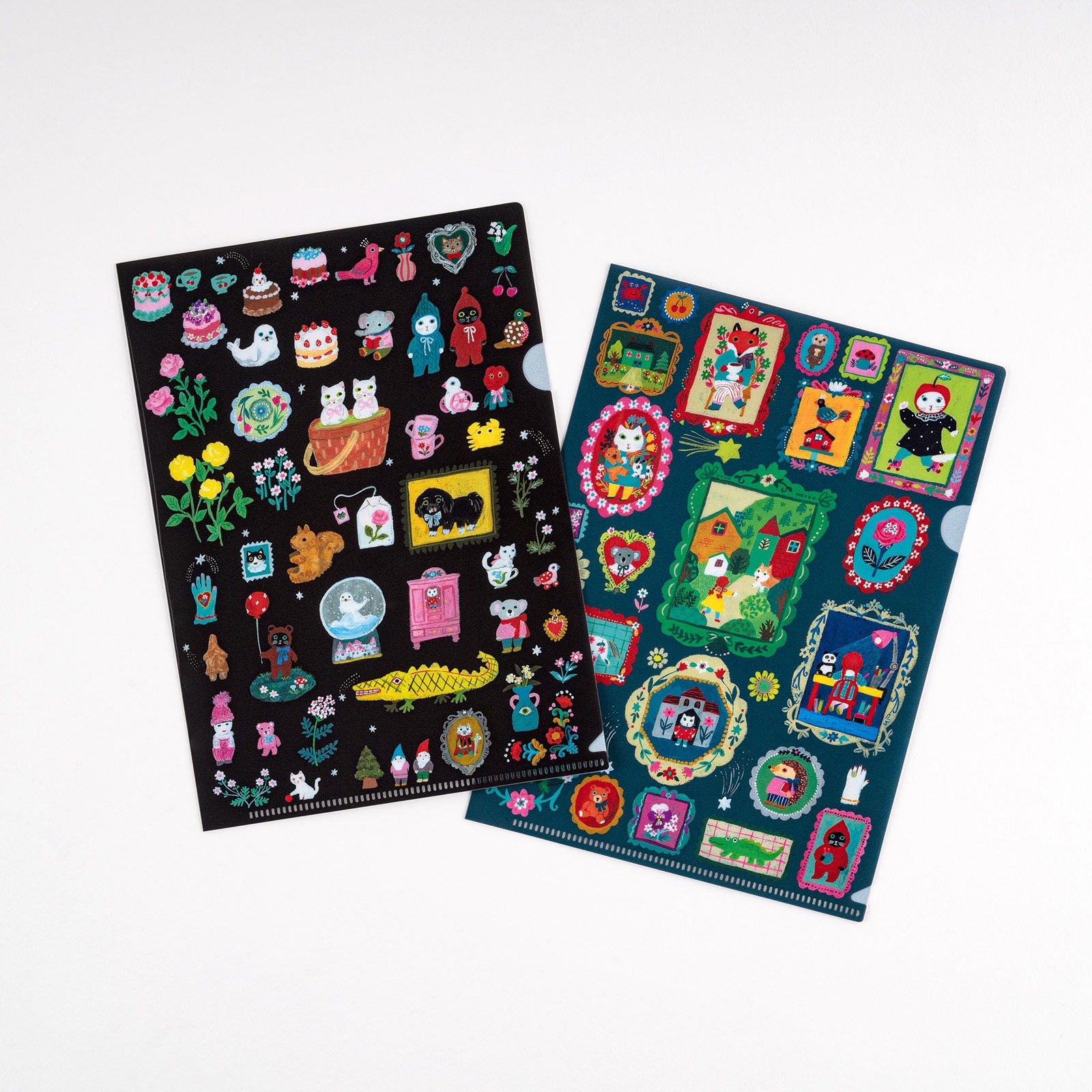 Hobonichi Folder Set of 2 for Cousin A5 Size - Yumi Kitagishi Little Gifts    at Boston General Store