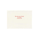 Inside message of card that reads May this season of beauty be a season of joy for you