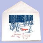 Snow Fox Holiday Greeting Card Boston General Store