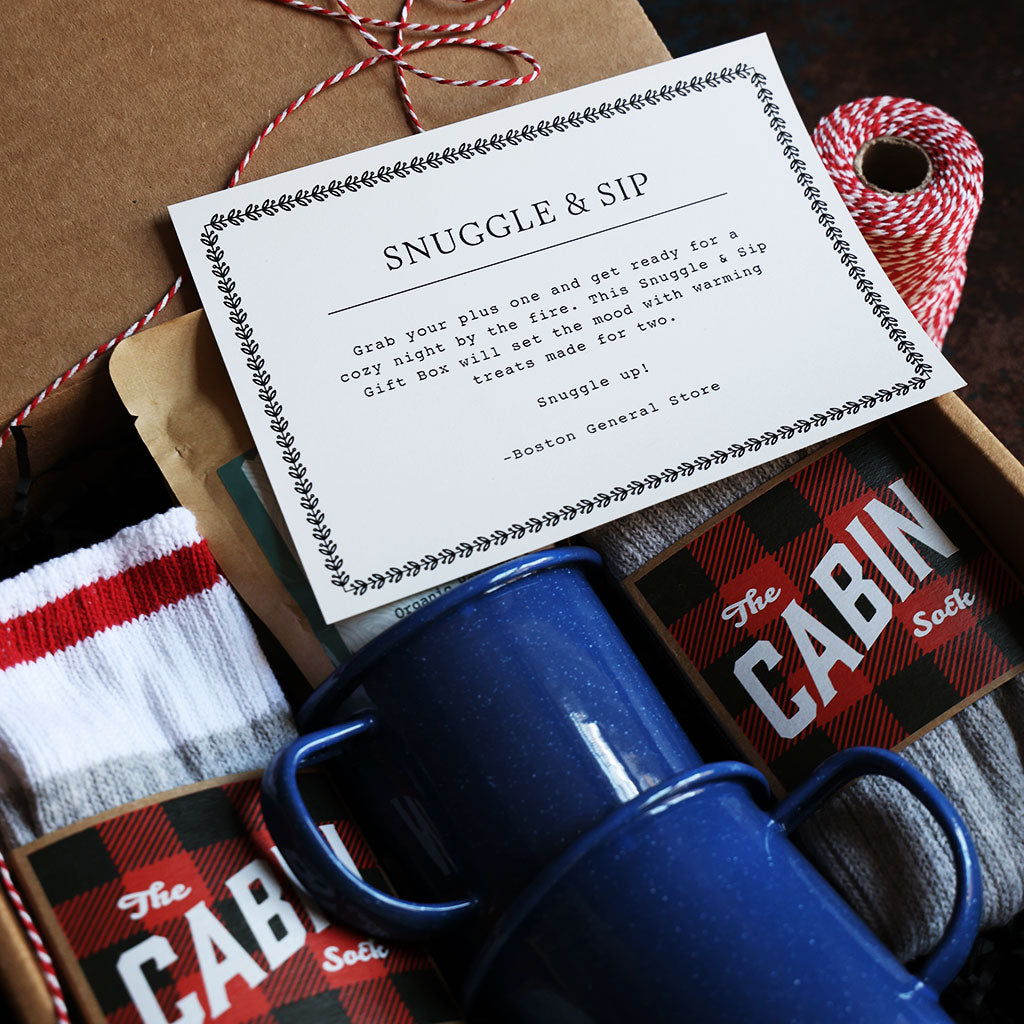 Snuggle + Sip Gift Box    at Boston General Store