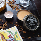 opened tin of sore muscle cream