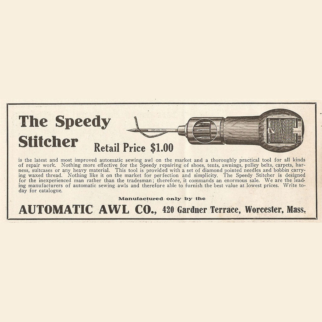 The Speedy Stitcher Sewing Awl Set at Boston General Store