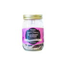 Jar of 'Blackberry Stinger' with a pink label on a white background