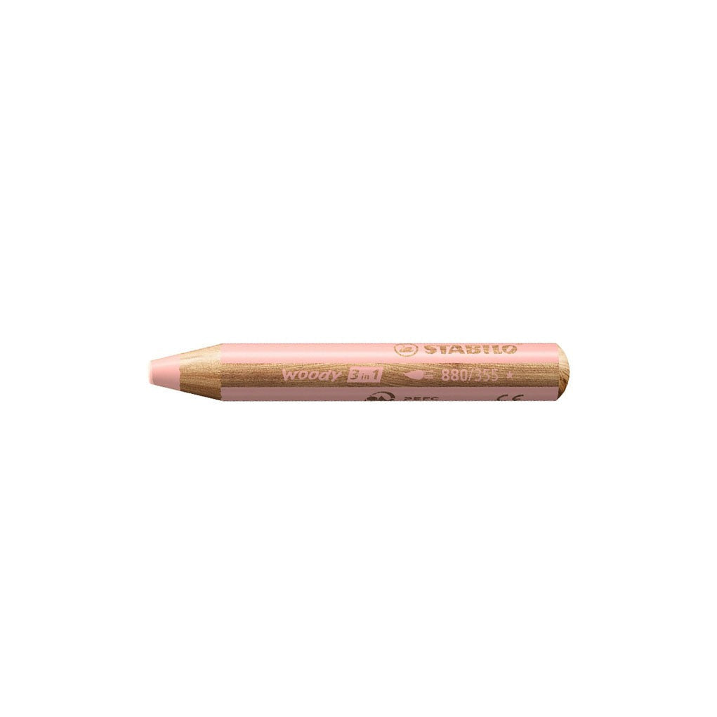 Stabilo Woody 3-in-1 Pencil Set of 6 with Sharpener at Boston General Store