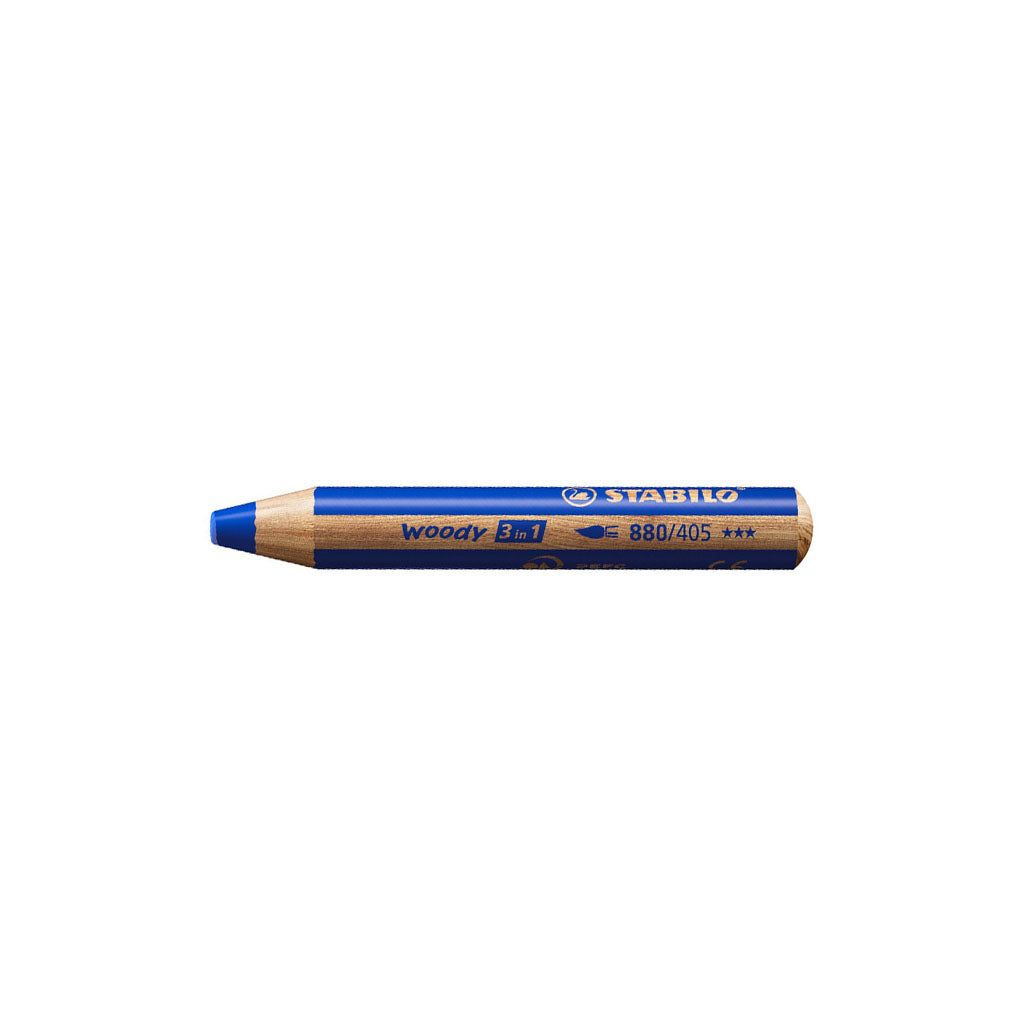 Stabilo Woody 3-in-1 Pencils Ultramarine Blue 405   at Boston General Store