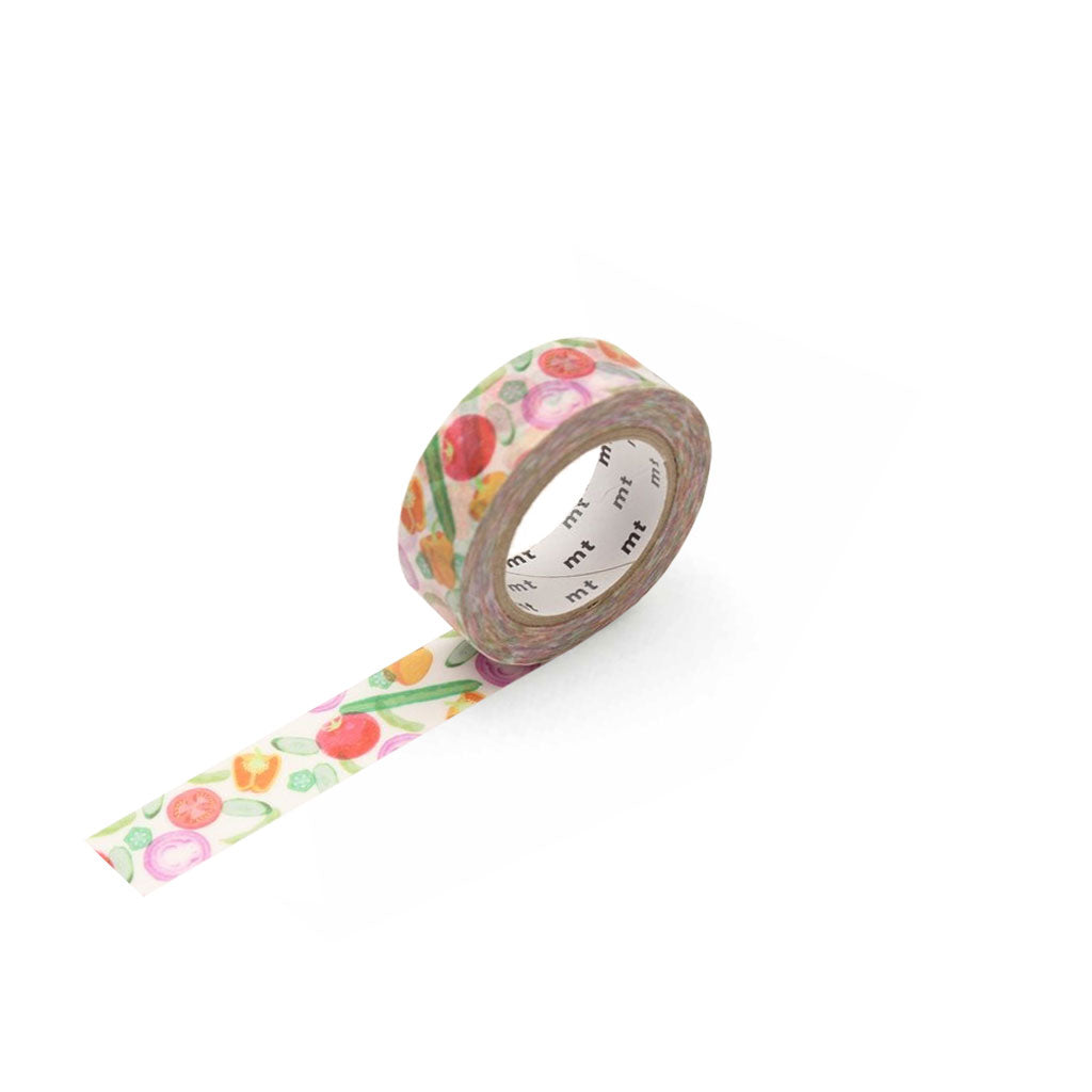 MT EX Series Washi Tape Summer Vegetables (15mm) at Boston General Store