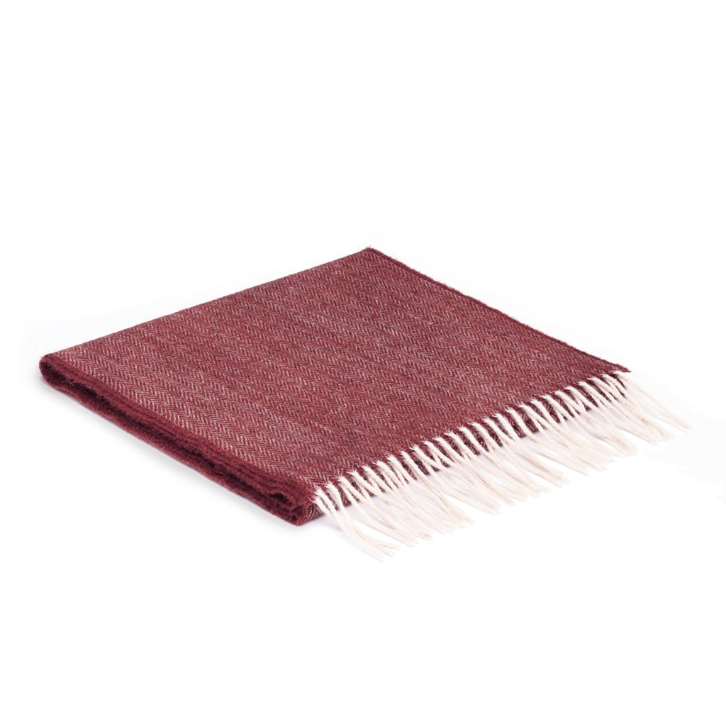Tabasco Herringbone Lambswool Scarf    at Boston General Store