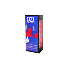 Bundle of four Taza Boston Beantown chocolate bars on white background