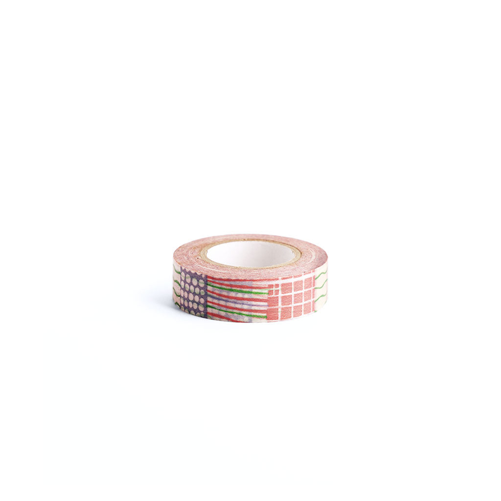 Mihoko Seki "Textile" Washi Tape Mustard   at Boston General Store