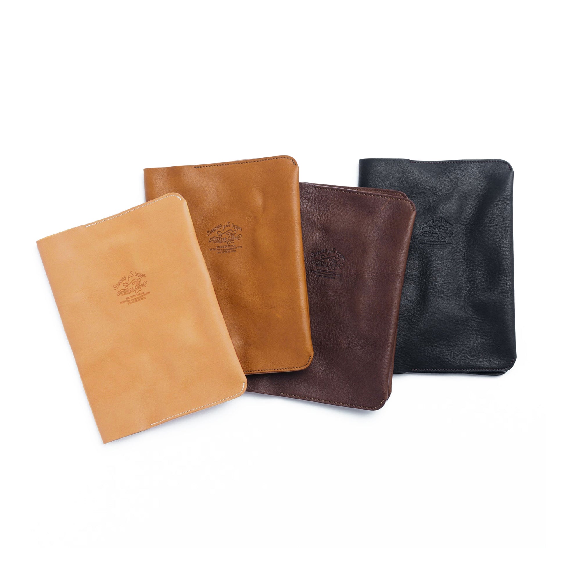 Textured Leather Notebook Cover at Boston General Store