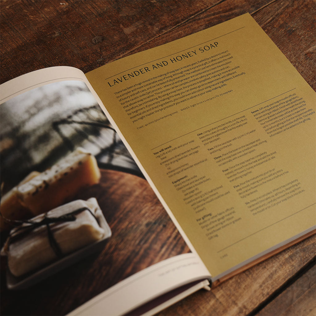 An interior page of "The Art of Gifting Naturally Book" 