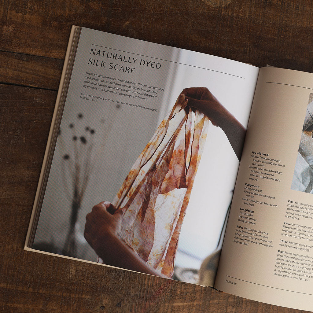 An interior page of "The Art of Gifting Naturally Book" 