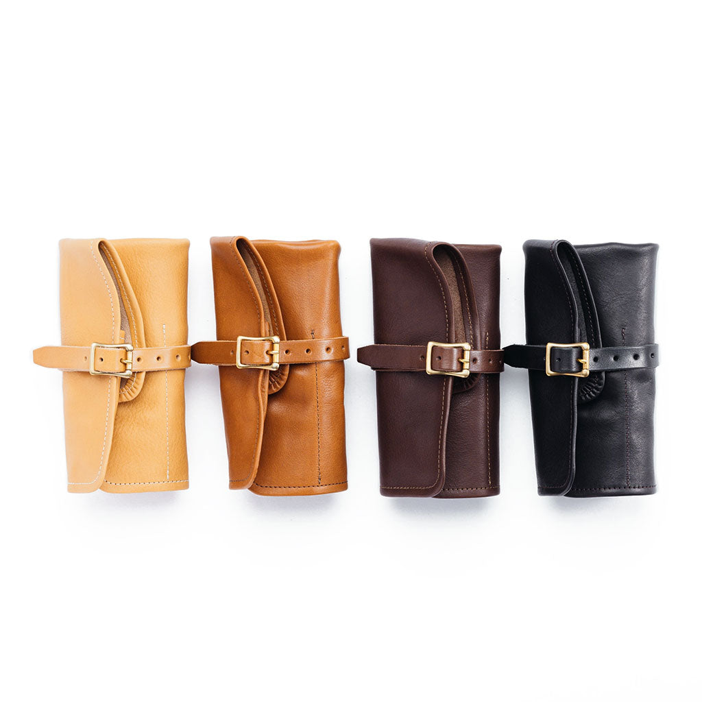 Leather Pen Roll at Boston General Store
