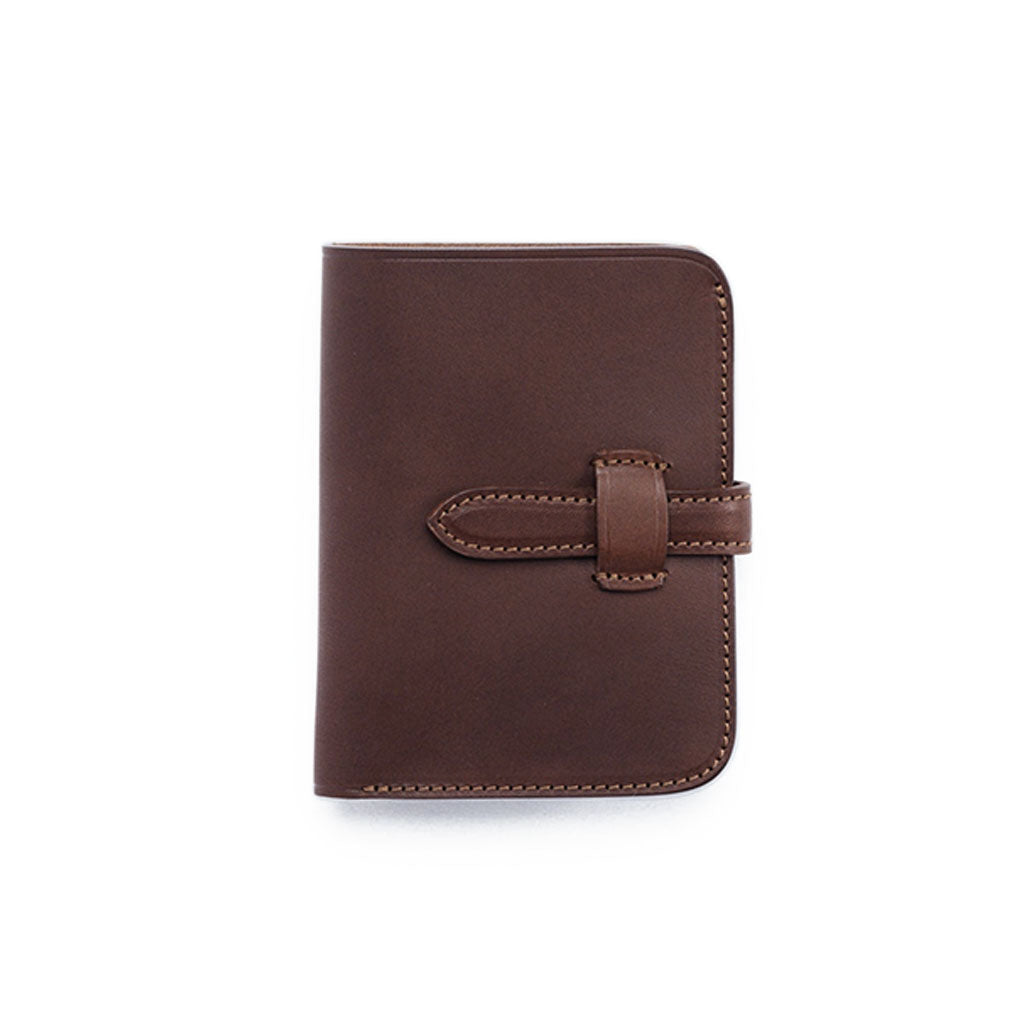 Leather Middle Wallet Brown at Boston General Store