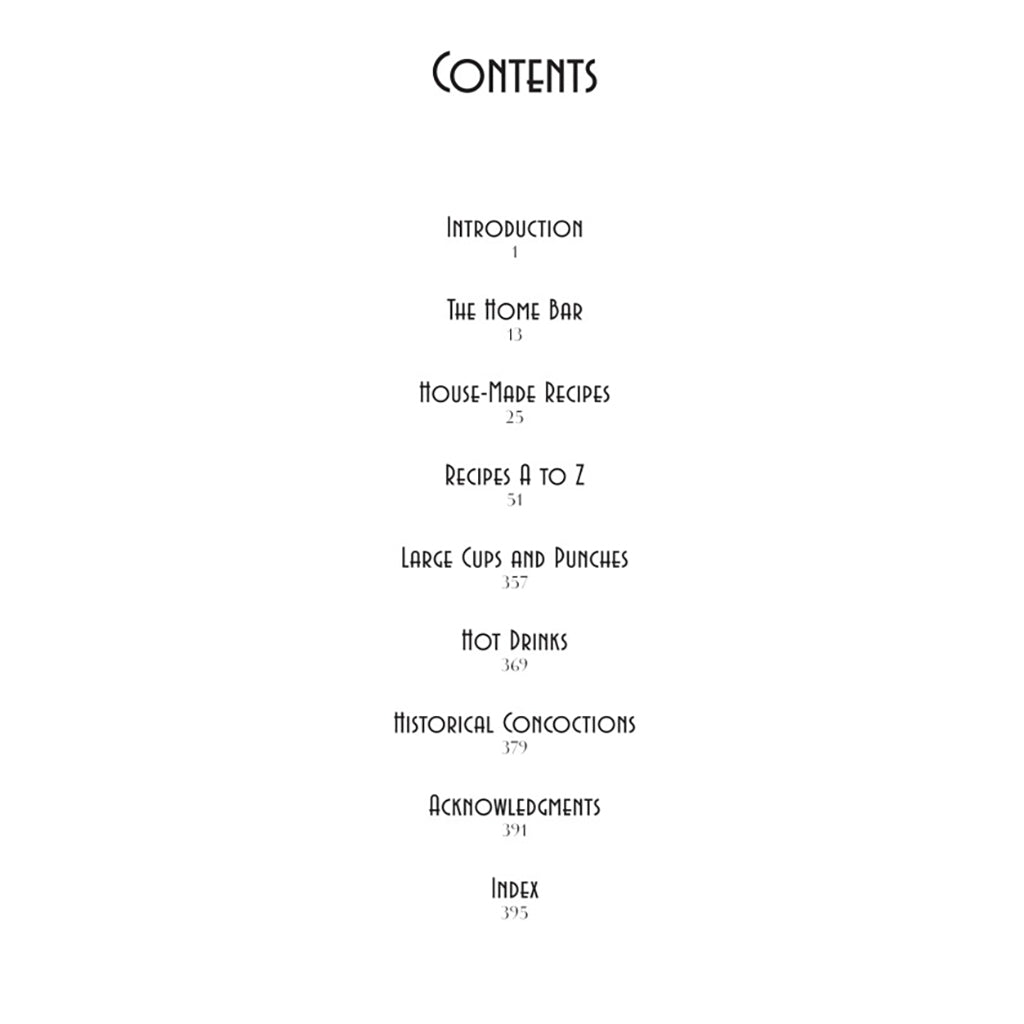 The Waldorf Astoria Bar Book Boston General Store