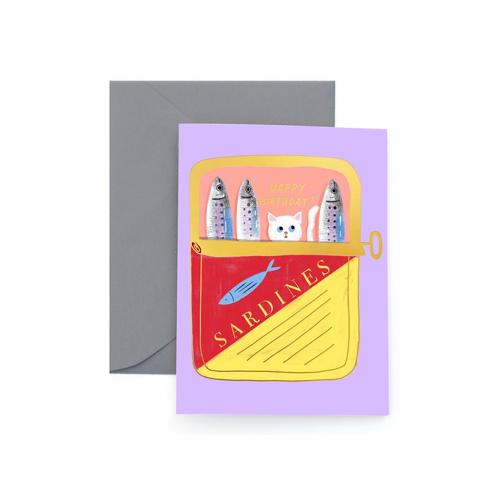 Tinned Fish Birthday Card Boston General Store