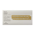 Traveler's Brass Template Bookmark - Alphabet Boston General Store