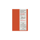 A Traveler's Passport Notebook monthly 2027 refill on white background