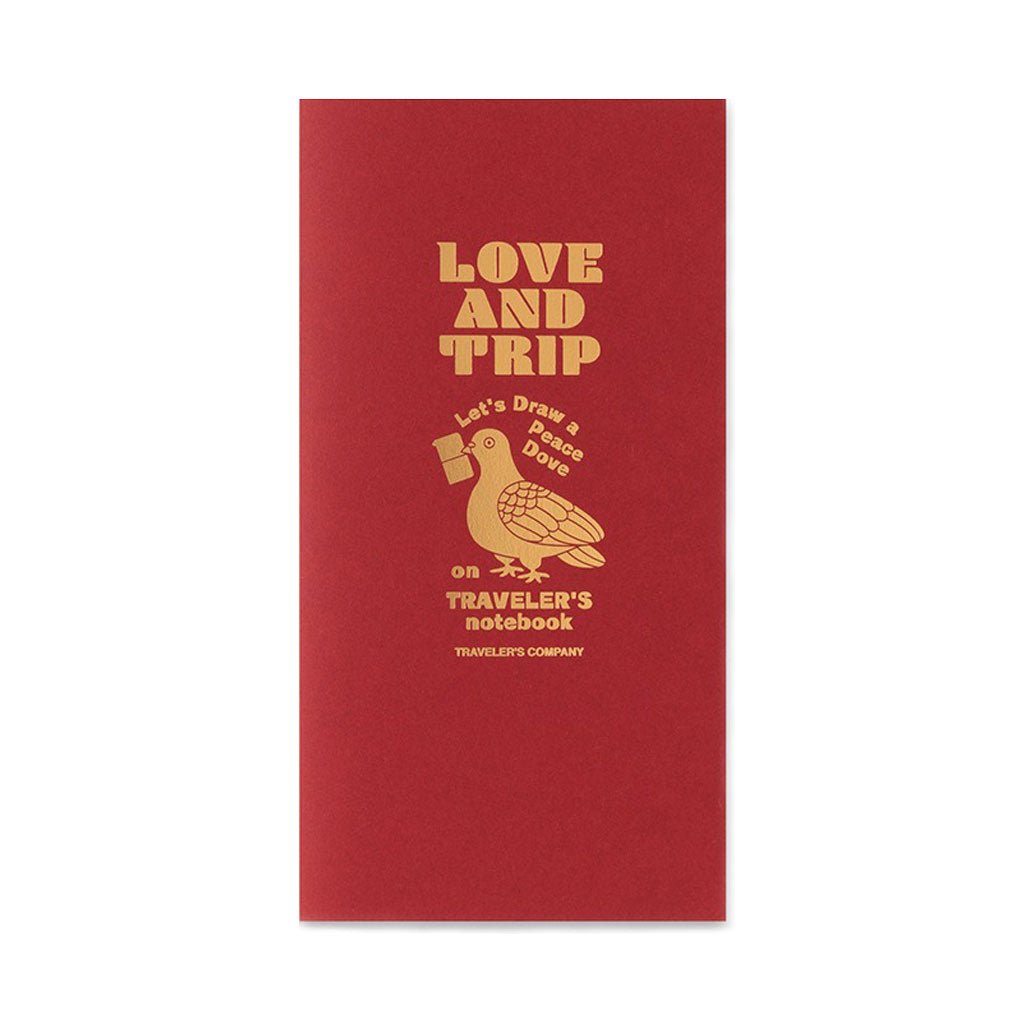 Traveler&#39;s Love and Trip Regular Notebook Refill Boston General Store