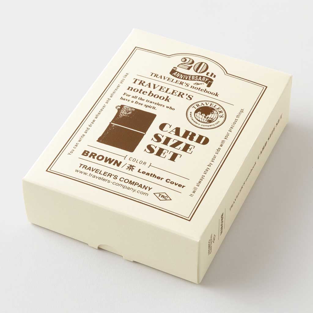 Traveler's Notebook - Card Size Anniversary Set | Boston General Store