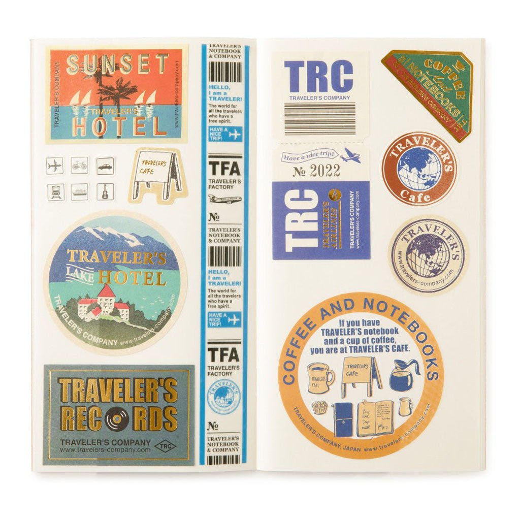 Traveler's Notebook Refill Sticker Release Paper - 031 Boston General Store