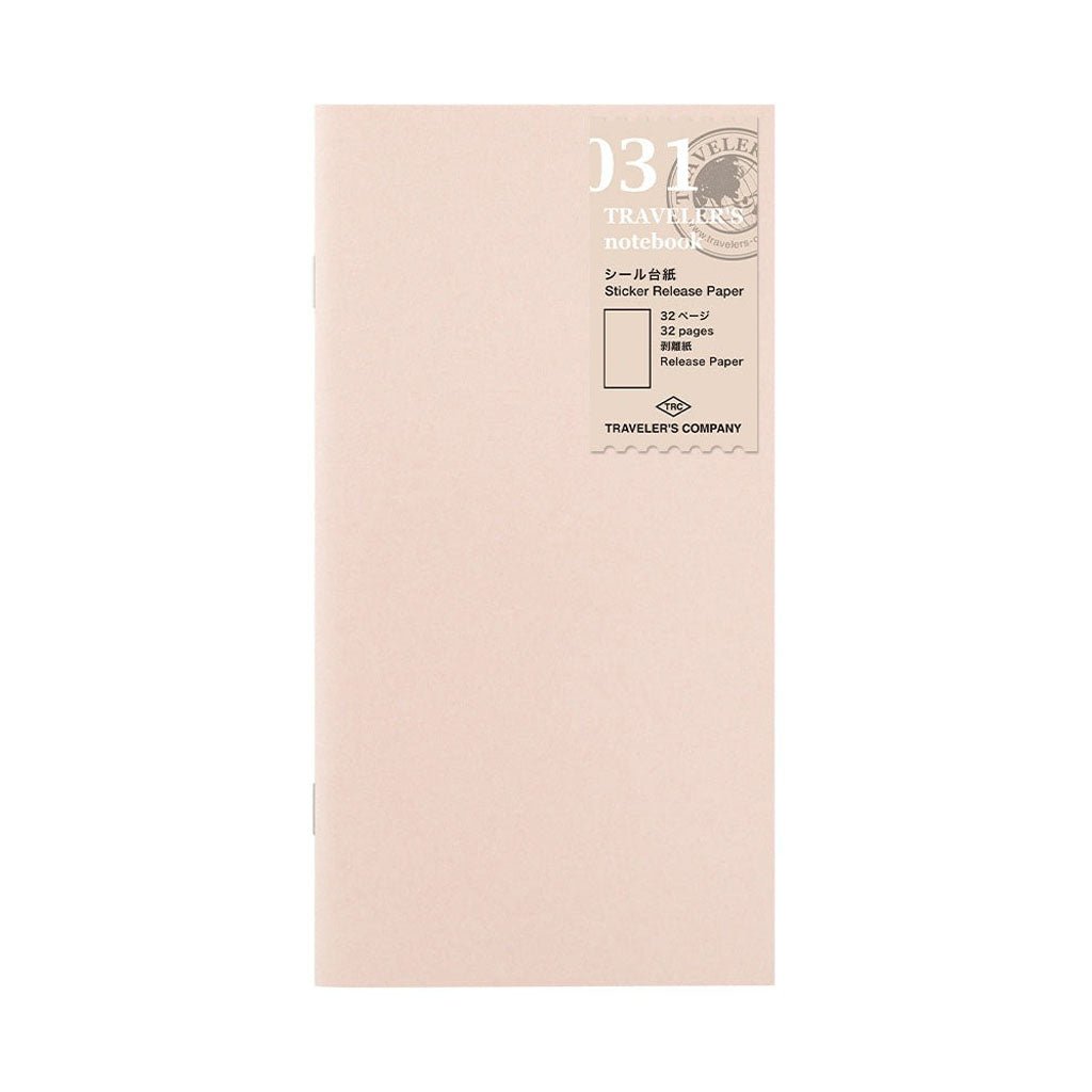 Traveler's Notebook Refill Sticker Release Paper - 031 Boston General Store