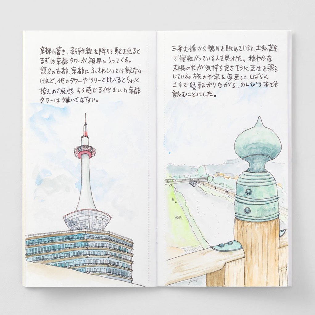 Traveler&#39;s Notebook Refill Watercolor Paper - 027 Boston General Store