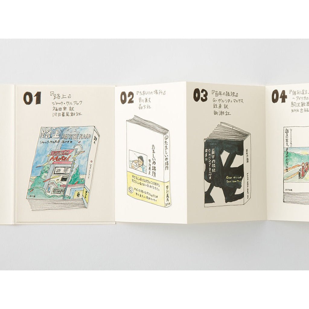 Traveler&#39;s Passport Notebook Refill Accordion Fold Paper - P018 Boston General Store