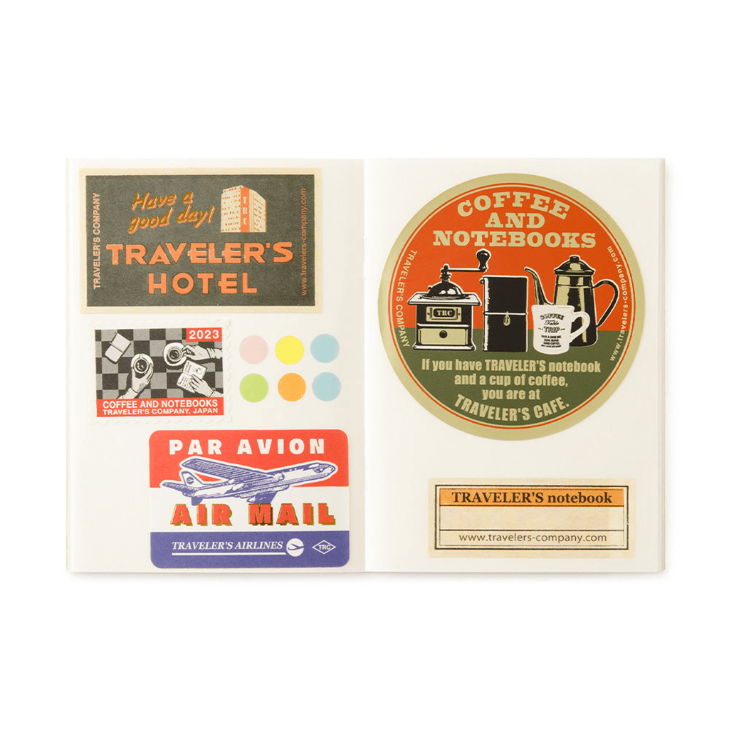 Traveler's Passport Notebook Refill Sticker Release Paper - P017 Boston General Store
