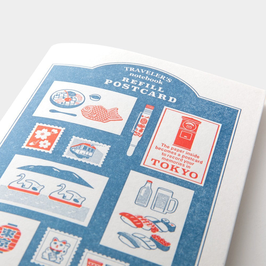 Traveler&#39;s Tokyo Edition Postcard Refill    at Boston General Store