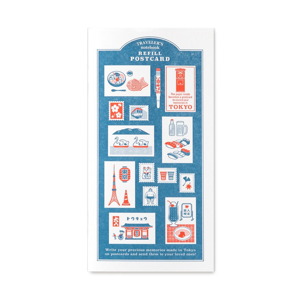 Traveler&#39;s Tokyo Edition Postcard Refill    at Boston General Store