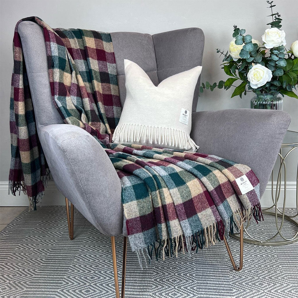 Trekking Block Merino Wool Blanket Boston General Store