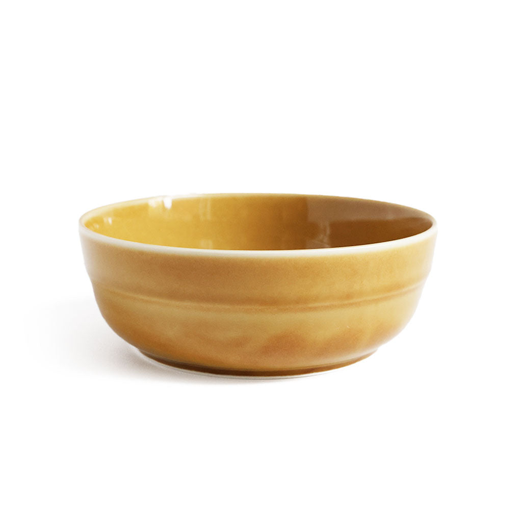 Recycled Ceramic Bowl 160 Caramel   at Boston General Store