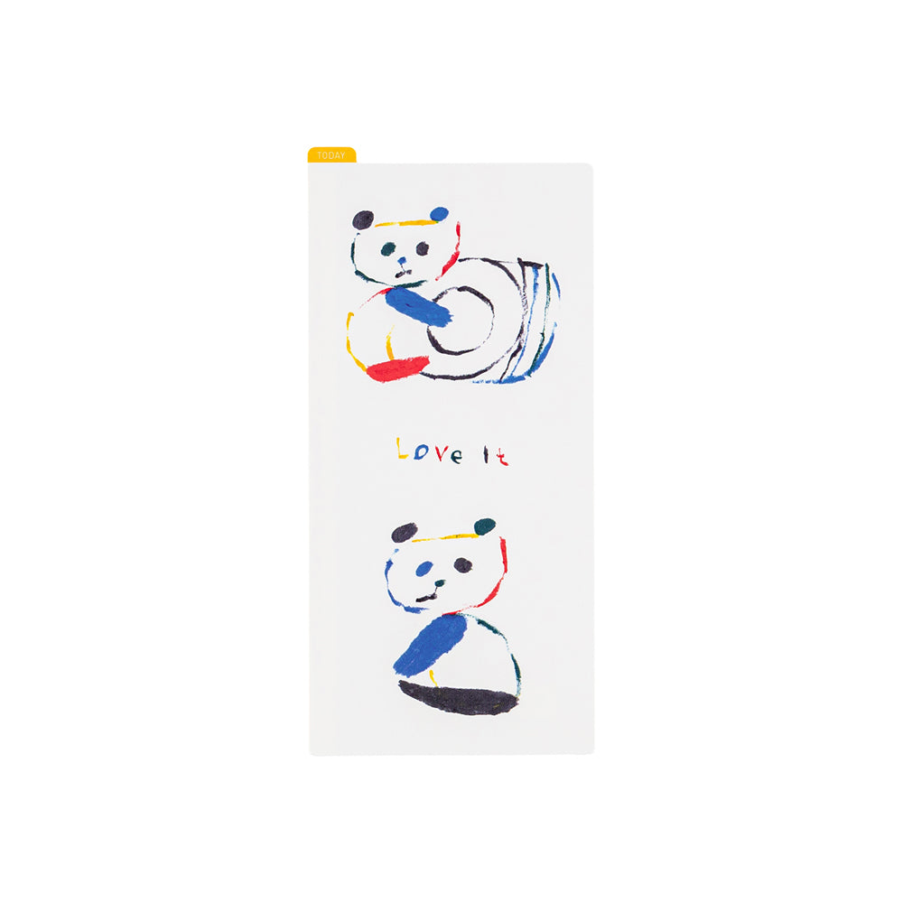 Hobonichi Pencil Board - Weeks - Jin Kitamura Love it Panda    at Boston General Store